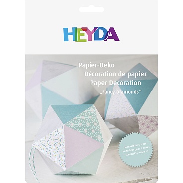 Бумага для декорирования и оригами Brunnen Heyda Fancy Diamonds Зеленый - 5